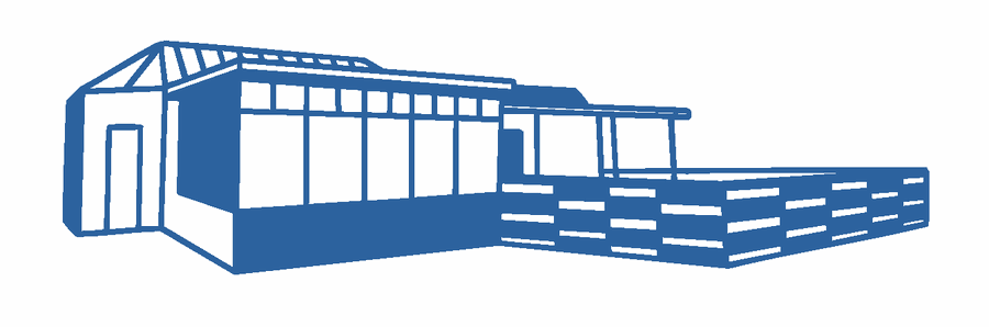 Line drawing of the Washington building